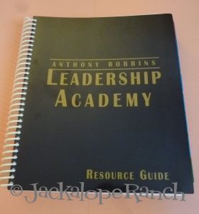 Anthony Robbins – Leadership Academy Resource Guide 2000