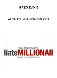 Greg Davis – Affiliate Millionaires 2013 by https://illedu.com
