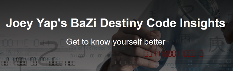 Joey Yap – BaZi Destiny Code Insights