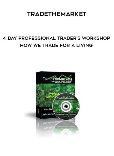 Tradethemarket - 4-Day Professional Trader's Workshop - How We Trade for a Living