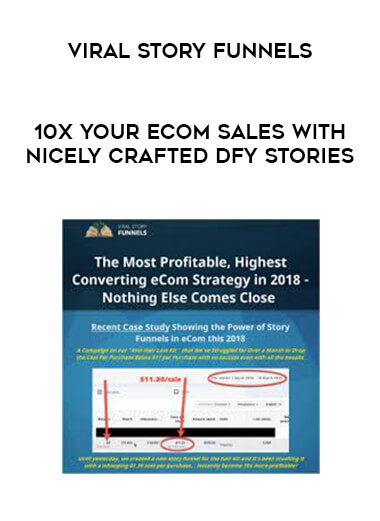 Viral Story Funnels - 10X Your Ecom Sales With Nicely Crafted DFY Stories