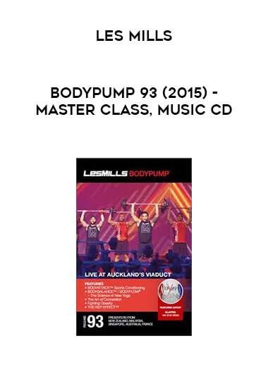 Les Mills - BodyPump 93 (2015) - Master Class, Music CD