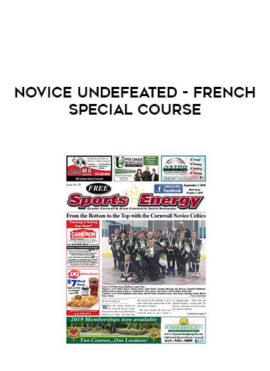 Novice undefeated - French special course