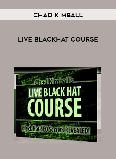 Chad Kimball - Live Blackhat Course