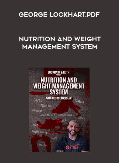 Nutrition and Weight Management System with George Lockhart.pdf