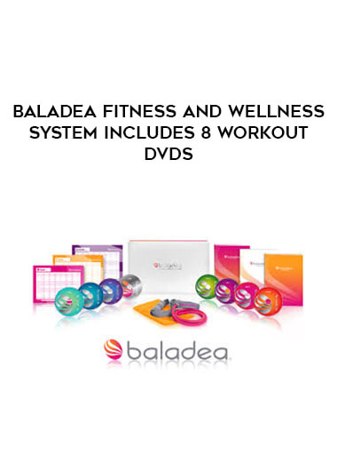 Baladea Fitness and Wellness System includes 8 Workout DVDs