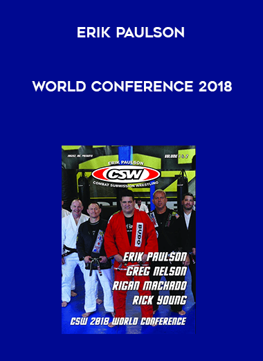 Erik Paulson World Conference 2018
