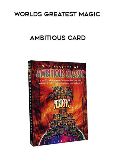 Worlds Greatest Magic - Ambitious Card