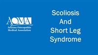 Scoliosis and Short Leg Syndrome