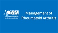 Management of Rheumatoid Arthritis