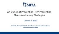 Daniel Jude PharmD AAHIVP CSP, PharmD AAHIVP CSP - HIV Prevention: What to Do and What's New