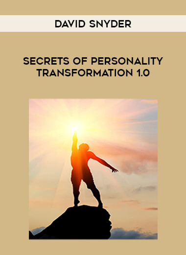 David Snyder - Secrets of Personality Transformation 1.0