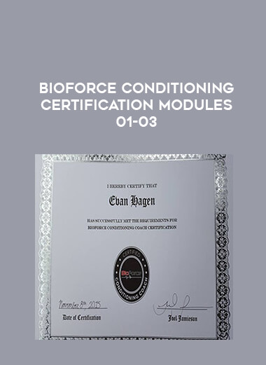 BioForce Conditioning Certification Modules 01-03