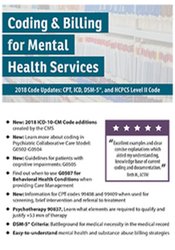 Sherry Marchand - Coding and Billing for Mental Health Services 2018 Code Updates: CPT