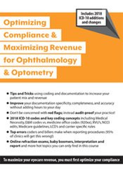 Jeffrey P. Restuccio - Optimizing Compliance and Maximizing Revenue for Ophthalmology and Optometry courses available download now.