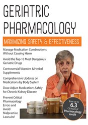 Steven Atkinson - Geriatric Pharmacology: Maximizing Safety & Effectiveness courses available download now.