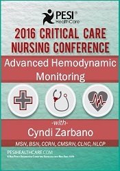 Cyndi Zarbano - Advanced Hemodynamic Monitoring courses available download now.