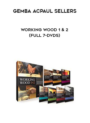 Paul Sellers - Working Wood 1 & 2 (Full 7-DVDs) courses available download now.