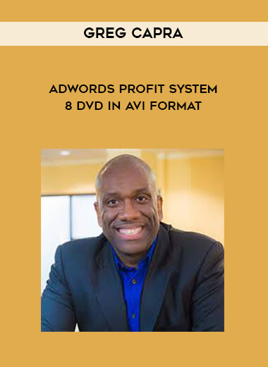 Greg Cesar - Adwords Profit System - 8 DVD in AVI Format courses available download now.