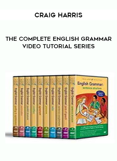 Karl Weber - The Complete English Grammar Video Tutorial Series courses available download now.