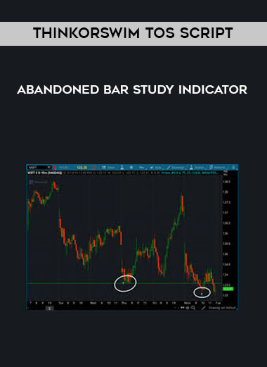ThinkorSwim TOS Script - Abandoned Bar Study Indicator courses available download now.