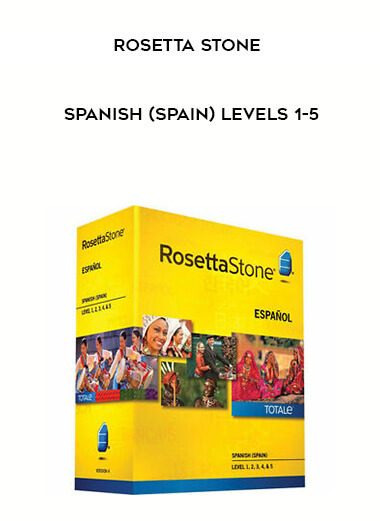 Rosetta Stone Spanish (Spain) Levels 1-5 courses available download now.