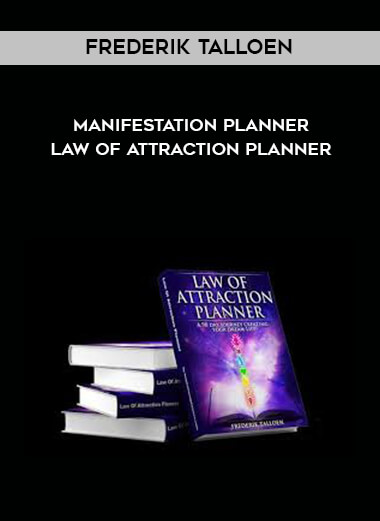 Frederik Talloen - Manifestation Planner - Law Of Attraction Planner courses available download now.