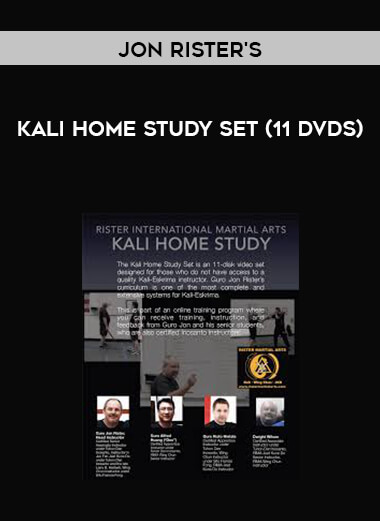 Jon Rister's Kali Home Study Set (11 DVDs) courses available download now.