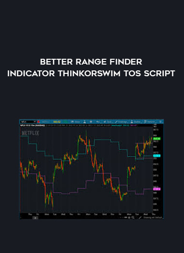 Better Range Finder Indicator ThinkorSwim TOS Script courses available download now.