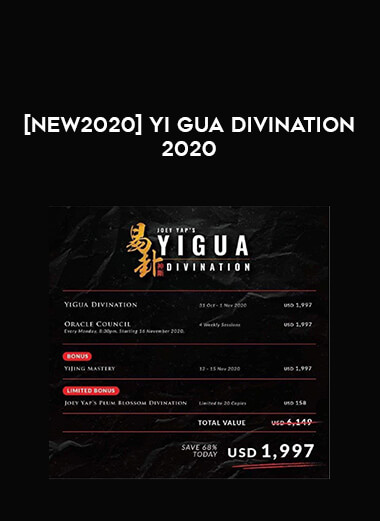 [New2020] Yi Gua Divination 2020 courses available download now.
