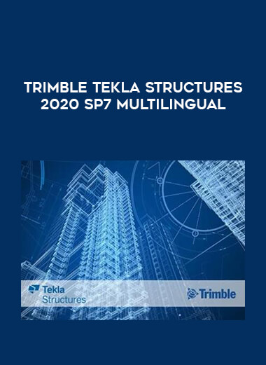 Trimble Tekla Structures 2020 SP7 Multilanguage courses available download now.