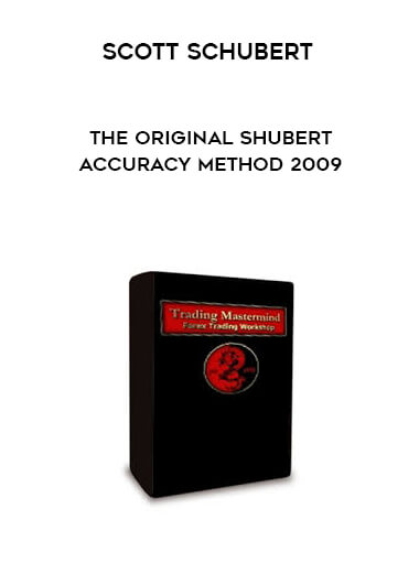 Scott Schubert - The Original Shubert Accuracy Method 2009 courses available download now.