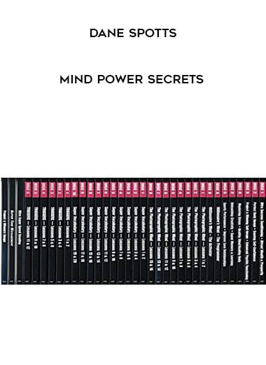 Dane Spotts - Mind Power Secrets courses available download now.