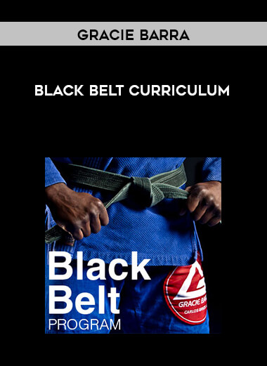 Gracie Barra Black Belt Curriculum courses available download now.