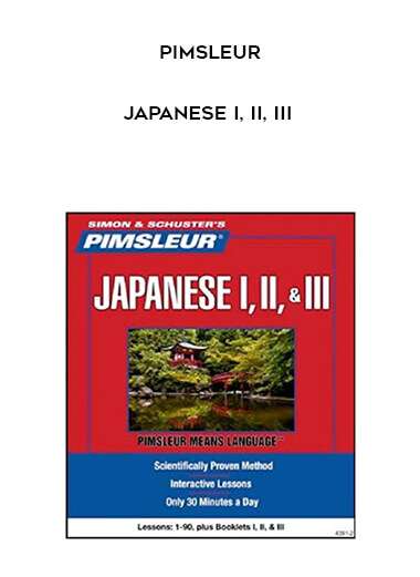 Pimsleur - Japanese I