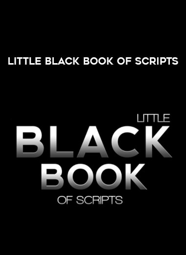 Little Black Book of Scripts courses available download now.