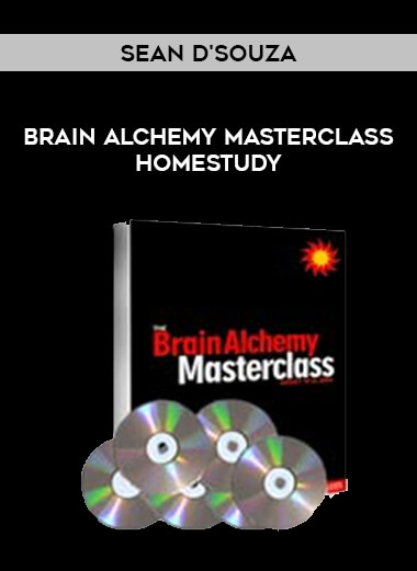 Sean D'Souza - Brain Alchemy Masterclass HomeStudy courses available download now.