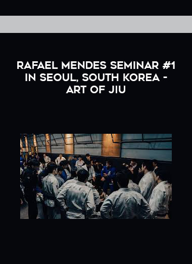 RAFAEL MENDES SEMINAR #1 IN SEOUL