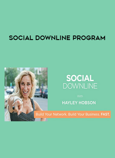 Social Downline Program courses available download now.