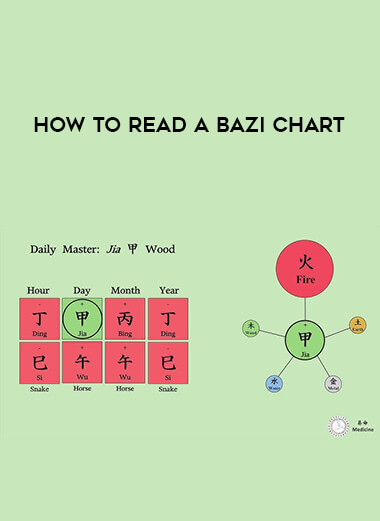 How to Read a bazi Chart courses available download now.