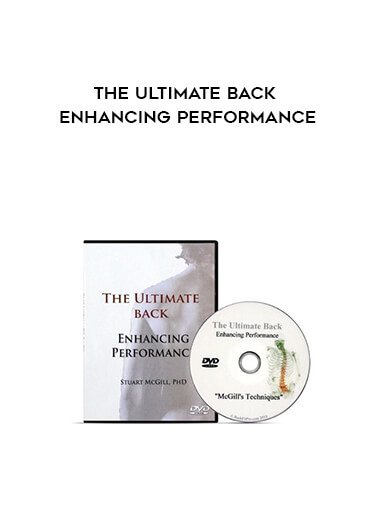 The Ultimate Back Enhancing Performance courses available download now.