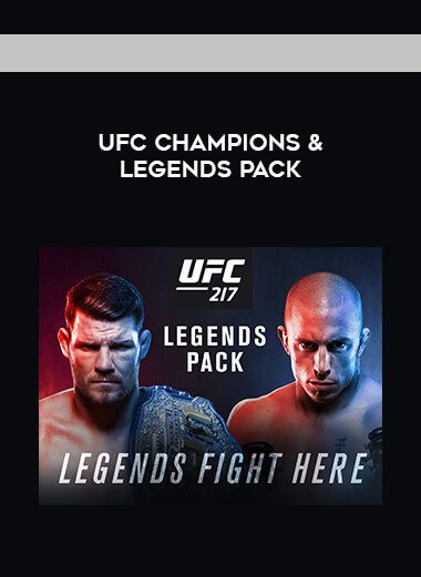 UFC Champions & Legends Pack courses available download now.