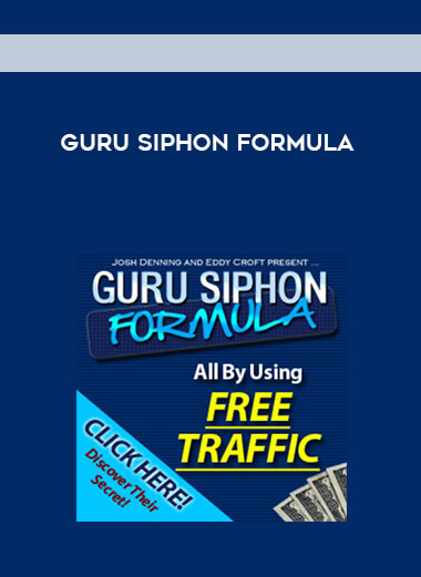 Guru Siphon Formula courses available download now.