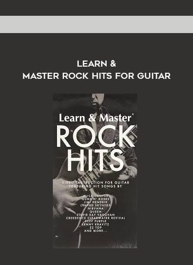 Learn & Master Rock Hits for Guitar courses available download now.