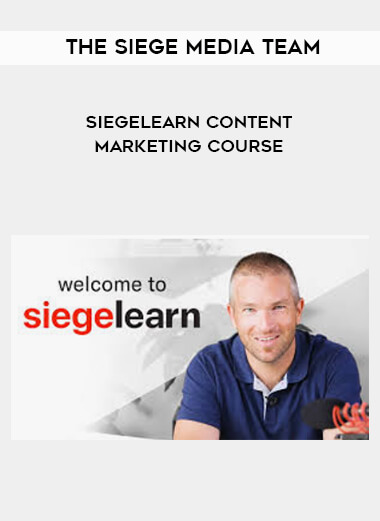 The Siege Media Team - SiegeLearn Content Marketing Course courses available download now.
