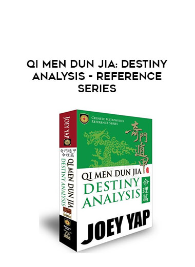 Qi Men Dun Jia : DESTINY ANALYSIS - Reference Series (Joey Yap) courses available download now.