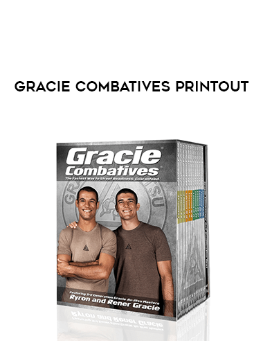 Gracie Combatives Printout courses available download now.