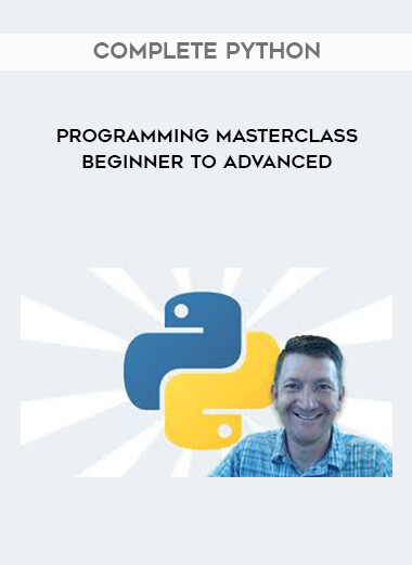 Complete Python Programming Masterclass Beginner to Advanced courses available download now.