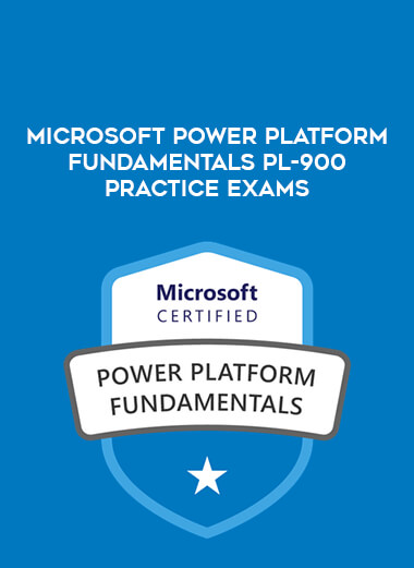 Microsoft Power Platform Fundamentals PL-900 Practice Exams courses available download now.
