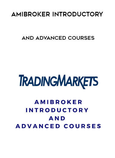 AmiBroker Introductory and Advanced Courses courses available download now.